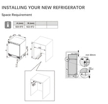 Load image into Gallery viewer, 135L Fully-Integrated Bar Fridge CASAFI135W | Greater Sydney Only