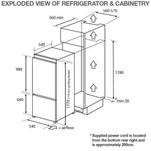 Load image into Gallery viewer, 244L Fully-Integrated Fridge/Freezer CASAFI244 | Greater Sydney Only
