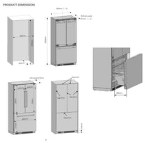 Load image into Gallery viewer, 439L Integrated French Door Refrigerator CASAFI439W | Greater Sydney Only