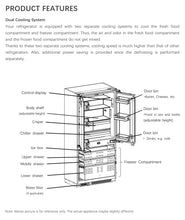 Load image into Gallery viewer, 439L Integrated French Door Refrigerator CASAFI439W | Greater Sydney Only