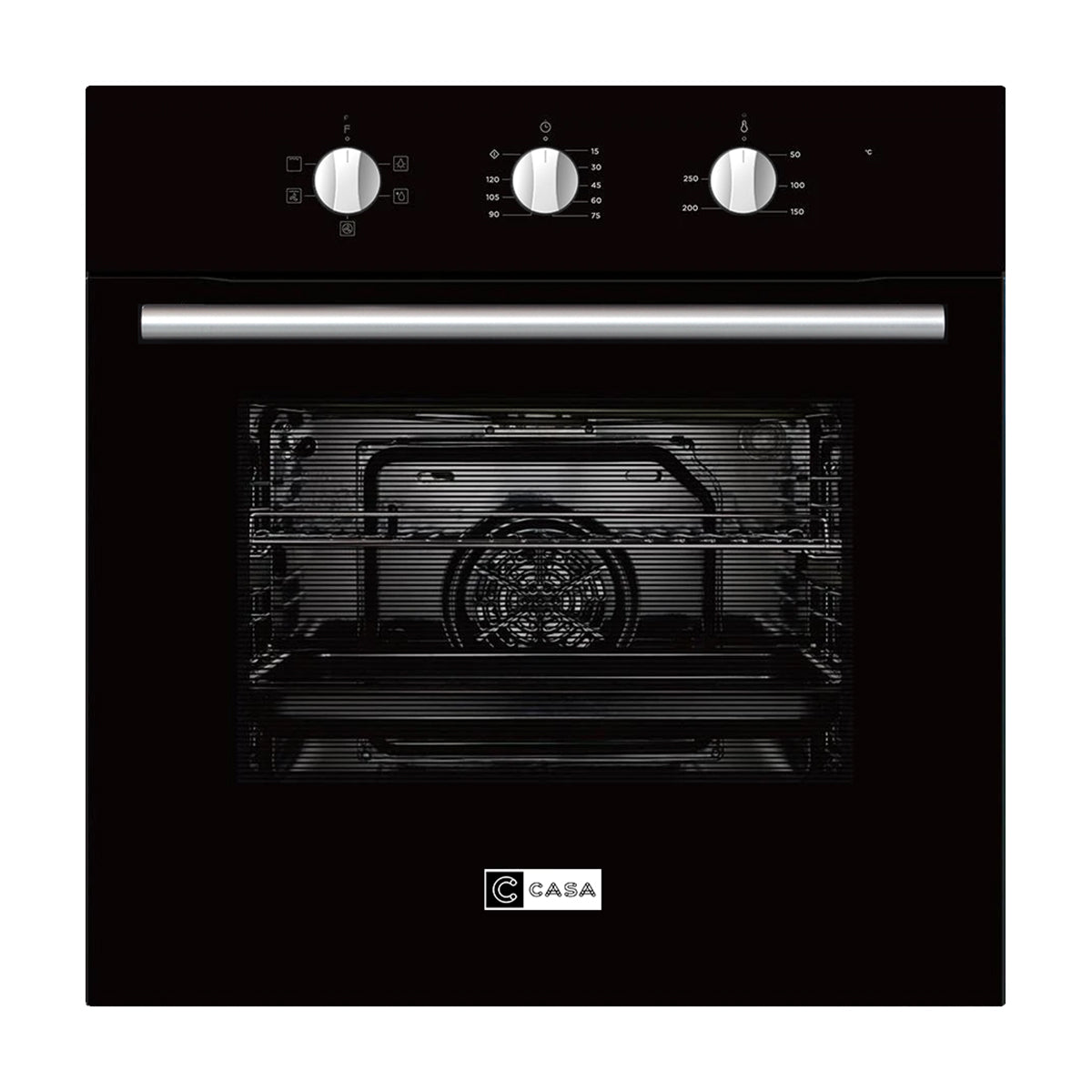 60cm Electric Wall Oven with Knobs CA60EK Casa Home Appliances