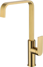 Load image into Gallery viewer, Gooseneck Sink Mixer Mixer Tap Brushed Gold CASA1001BG
