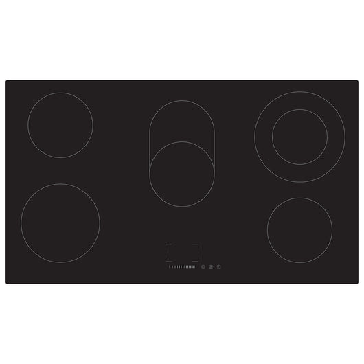 90cm Electric Ceramic Cooktop 5 Zone CA90FEG