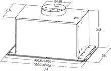 Load image into Gallery viewer, 70cm Undermount Rangehood UDMCA70
